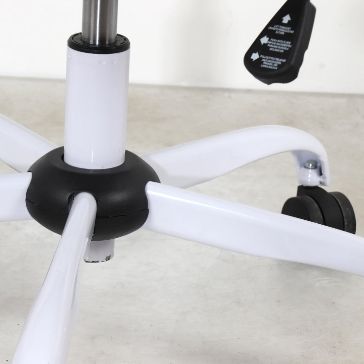 [US Warehouse] Height-adjustable Sponge Office Swivel Chair with Fixed Armrests, Size: (105.5-195.5) x 61 x 58.5cm