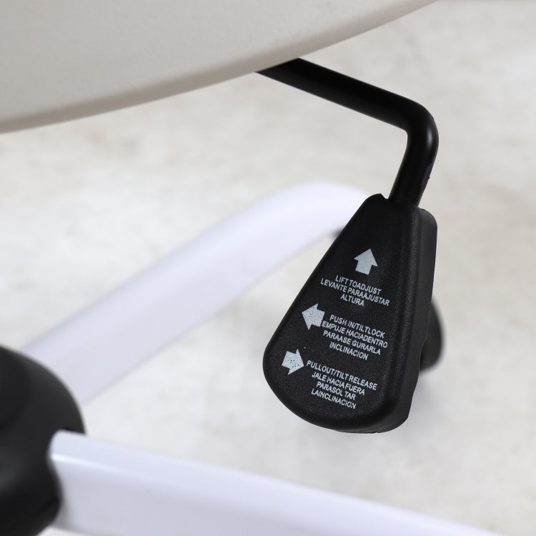 [US Warehouse] Height-adjustable Sponge Office Swivel Chair with Fixed Armrests, Size: (105.5-195.5) x 61 x 58.5cm