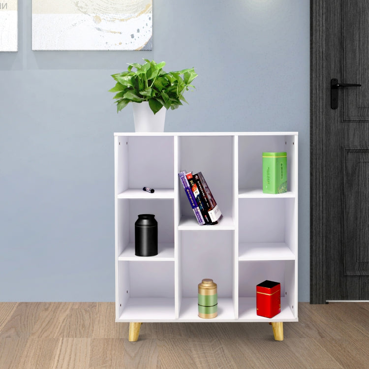 [US Warehouse] Simple Style MDF Board Home Office Multi-compartment Storage Cabinets, Size: 80 x 93 x 29.5cm