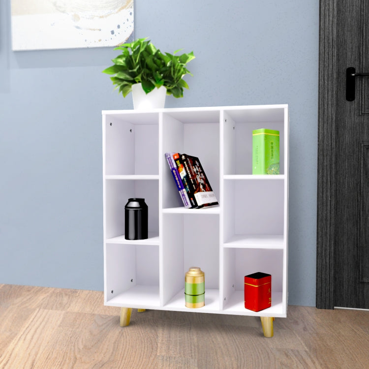 [US Warehouse] Simple Style MDF Board Home Office Multi-compartment Storage Cabinets, Size: 80 x 93 x 29.5cm