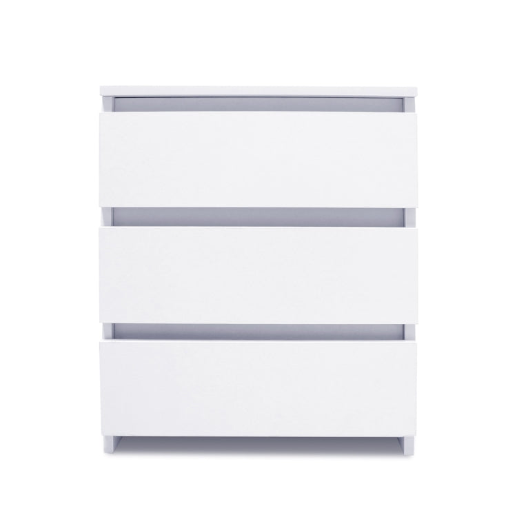 [US Warehouse] MDF Board Multifunctional Bedside Cabinet Office Filing Cabinet with 3 Drawers, Size: 55.5 x 45 x 38cm