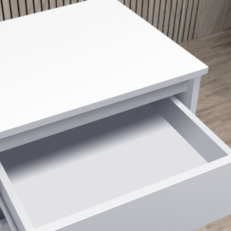 [US Warehouse] MDF Board Multifunctional Bedside Cabinet Office Filing Cabinet with 3 Drawers, Size: 55.5 x 45 x 38cm