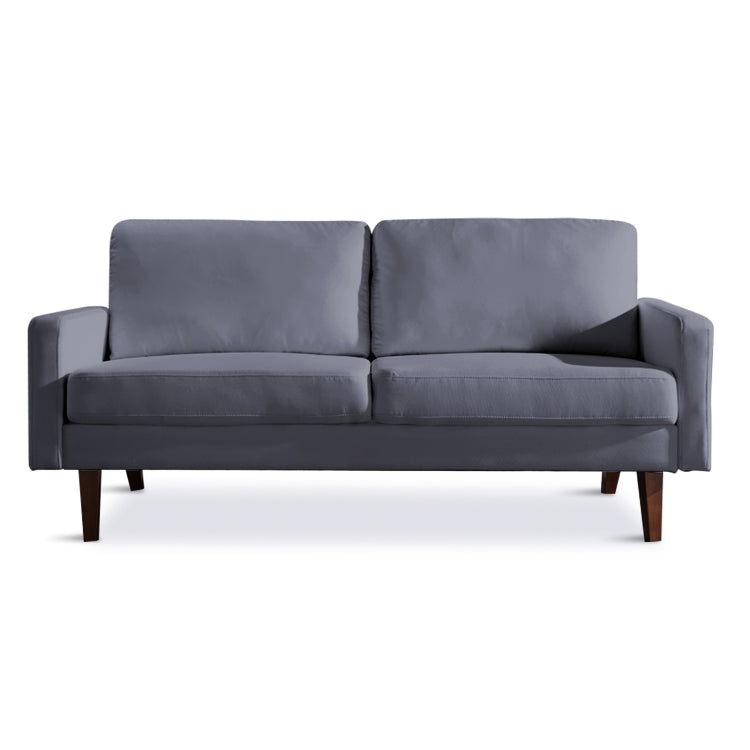 [US Warehouse] Solid Wood Frame Linen Fabric Two-seat Sofa, Size: 180 x 82 x 77cm