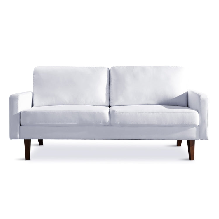 [US Warehouse] Solid Wood Frame Linen Fabric Two-seat Sofa, Size: 180 x 82 x 77cm