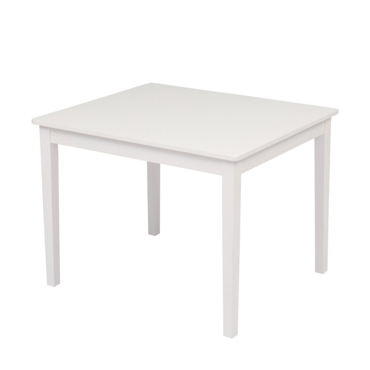 [US Warehouse] 5 in 1 Wooden Children Table and Chair Set, Table Size: 24 x 20 x 19 inch, Chair Size: 21.5 x 11.5 x 10.5 inch