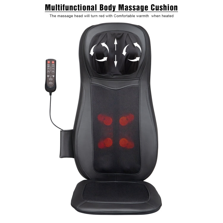 [US Warehouse] 110V PU Leather Remote Control Three-stage Vibration Massage Chair Cushion, Size: 81 x 45 x 23cm, US Plug