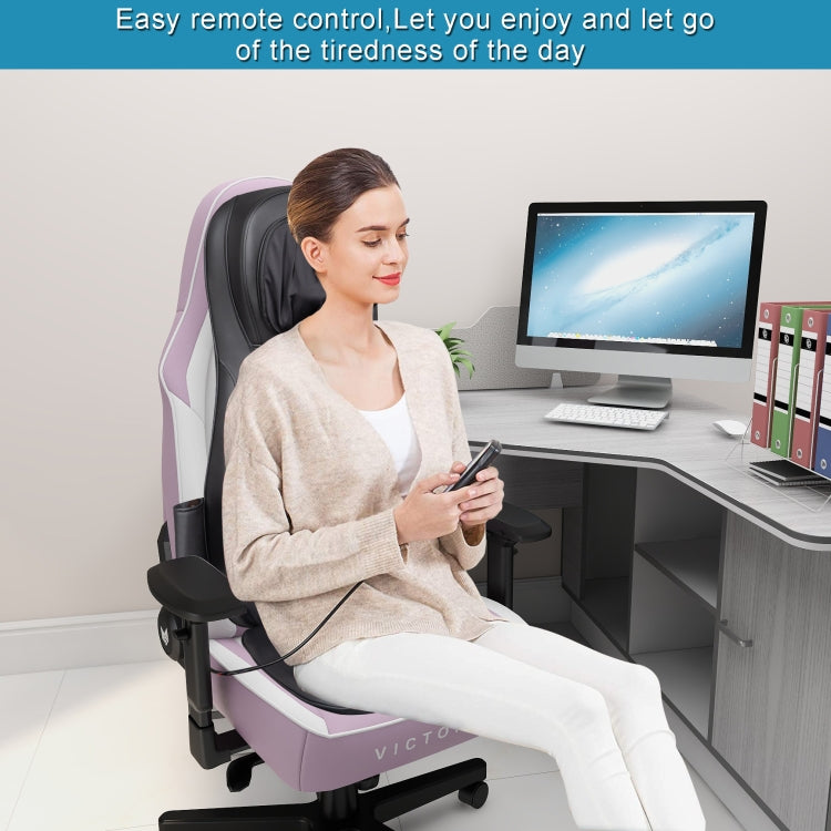 [US Warehouse] 110V PU Leather Remote Control Three-stage Vibration Massage Chair Cushion, Size: 81 x 45 x 23cm, US Plug