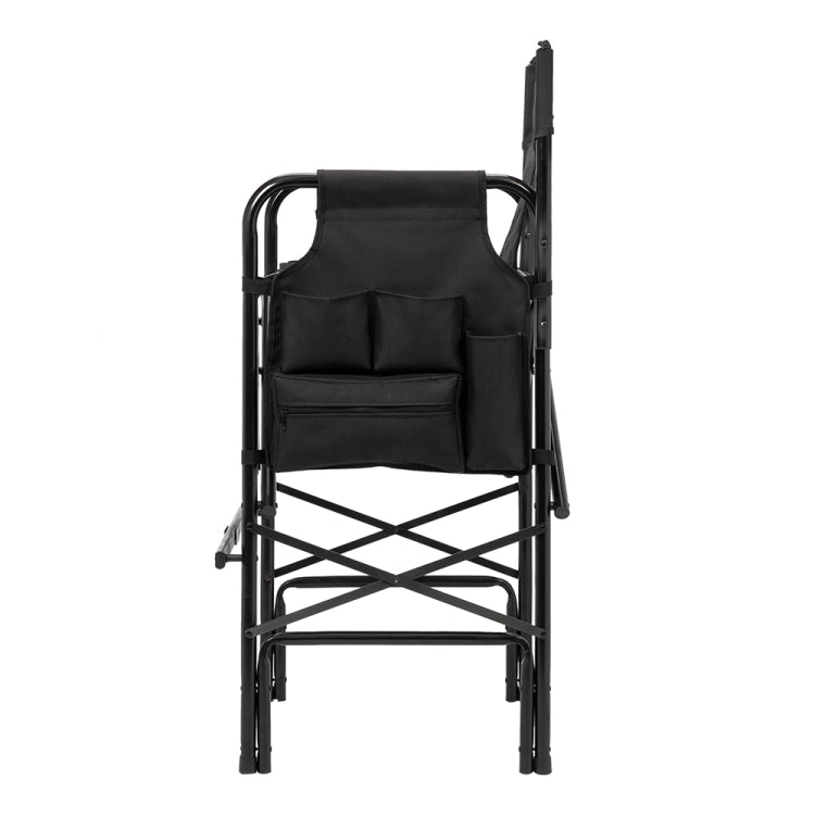 [US Warehouse] Double-layer Oxford Cloth Folding Director Chair with Storage Bag & Water Bottle Holder, Size: 44.9 x 23.2 x 19.3 inch