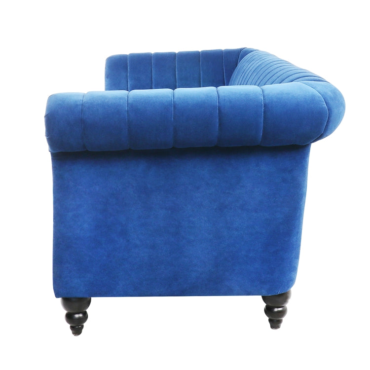 [US Warehouse] Velvet Three-seat Sofa Chair, Size: 84 x 32.5 x 29 inch