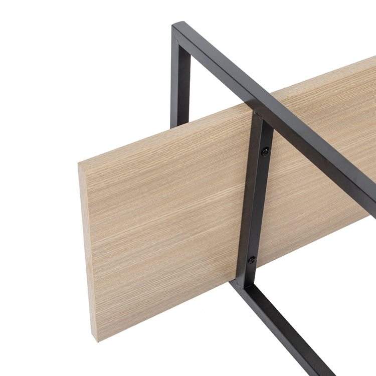 [US Warehouse] Household Steel-wood 5-layer Widened Bookshelf Storage Rack with X Cross Fixing Parts, Size: 70.7 x 47.2 x 13.4 inch