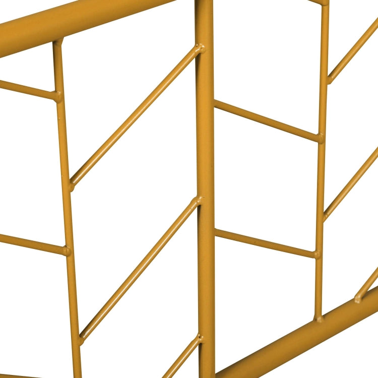 [US Warehouse] Household Retro Queen Metal Bed Frame (Gold)