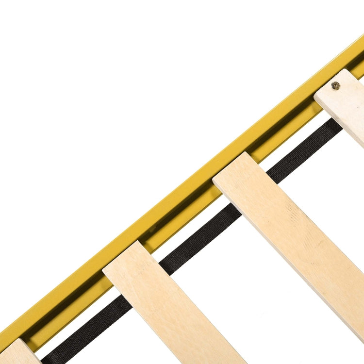 [US Warehouse] Household Retro Twin Metal Bed Frame (Gold)