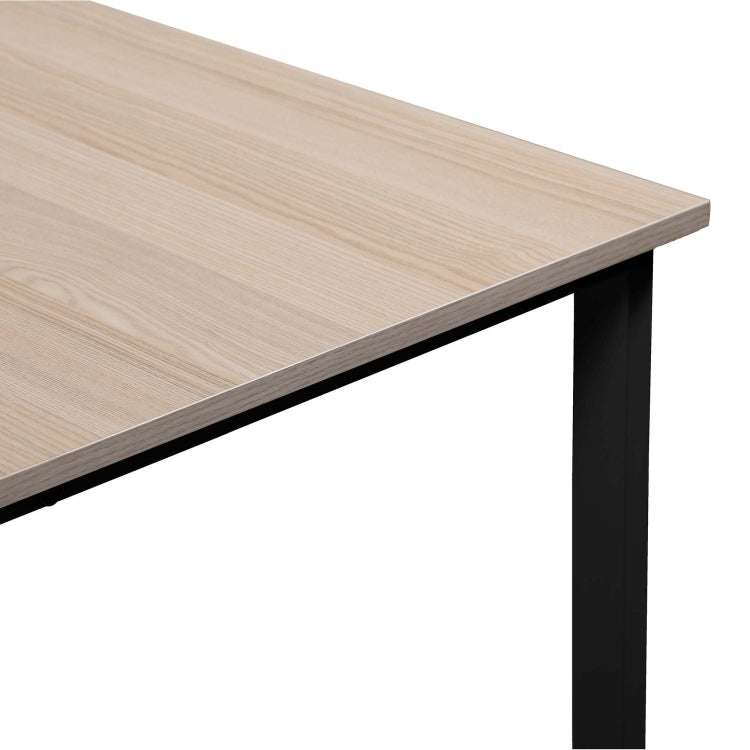 [US Warehouse] Home Office L-Shape Corner Table Computer Desk (Black Oak)