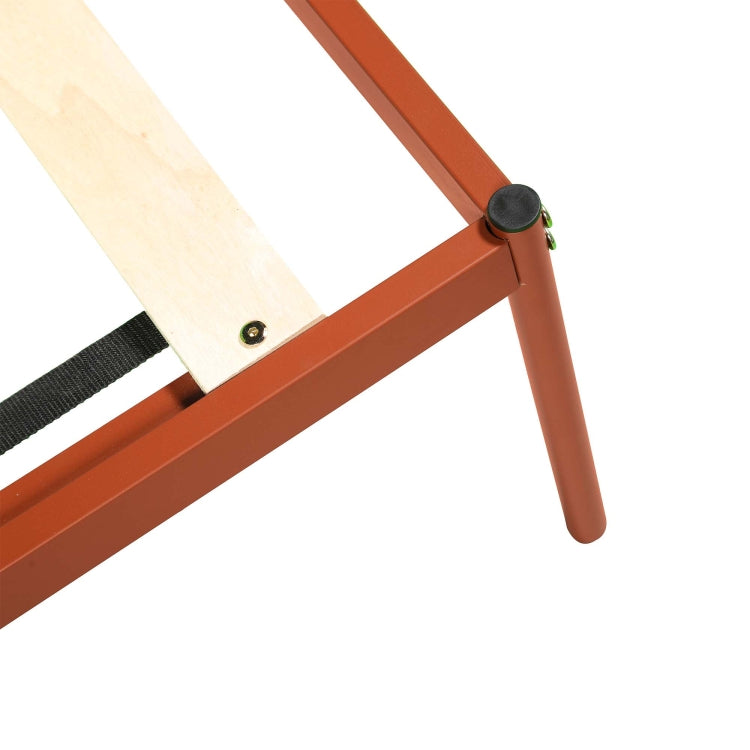 [US Warehouse] Household Retro Twin Metal Bed Frame (Antique Copper)