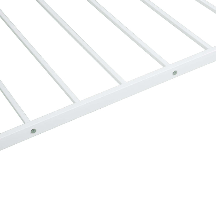 [US Warehouse] Household Twin Bunk Bed with Ladder (Light Blue)