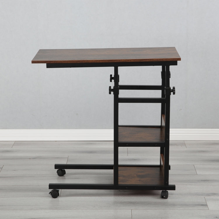 [US Warehouse] Adjustable Moveable Home Computer Desk Writing Table with Wheels
