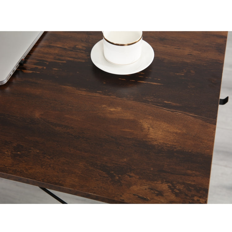 [US Warehouse] Modern Design Home Office School L-Shape Corner Table Computer Desk (Pella Oak)
