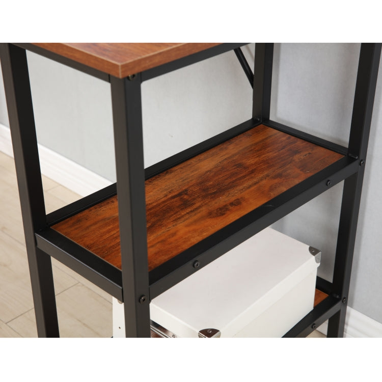 [US Warehouse] 55 Inch Home Oversized Study Table Computer Desk (Rustic Brown)