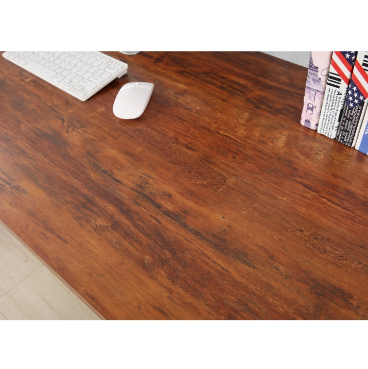 [US Warehouse] 55 Inch Home Oversized Study Table Computer Desk (Rustic Brown)