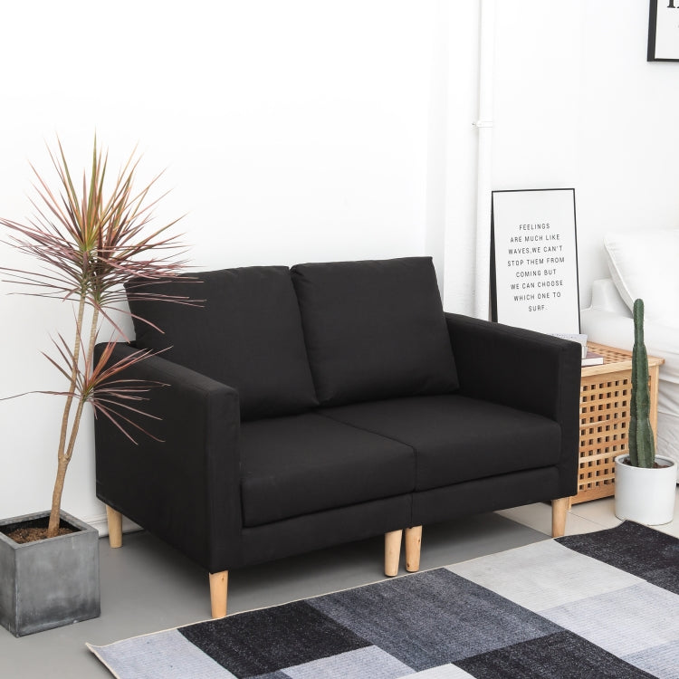[US Warehouse] Home Living Room Loveseat Double Sofa