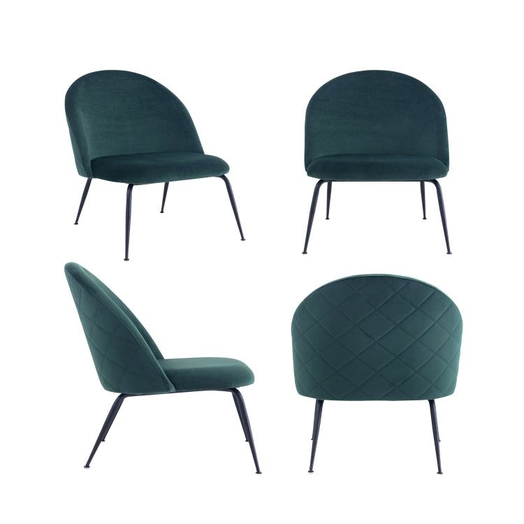 [EU Warehouse] 2 in 1 Modern Comfortable Chaise Longue Chairs(Dark Green)