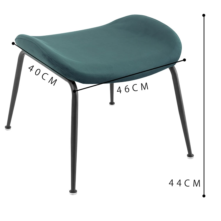 [EU Warehouse] 2 in 1 Modern Comfortable Chaise Longue Chairs(Dark Green)