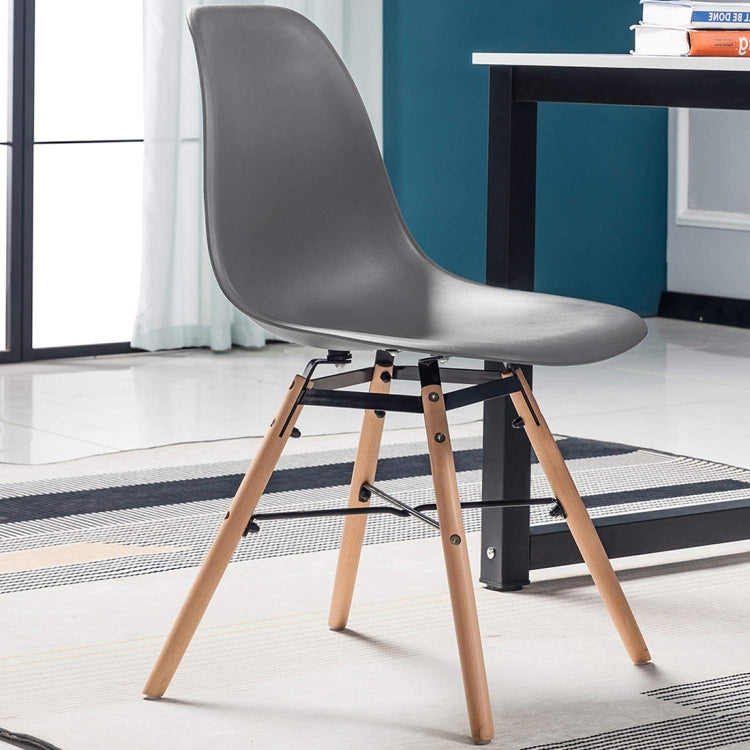 [EU Warehouse] 4 PCS Retro Dining Room Tulip Chairs(Gray)