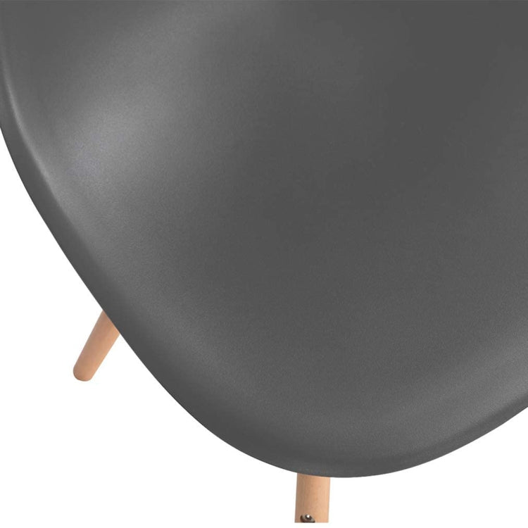 [EU Warehouse] 4 PCS Retro Dining Room Tulip Chairs(Gray)