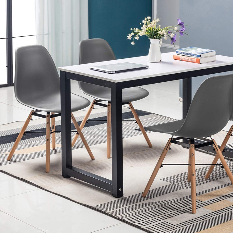 [EU Warehouse] 4 PCS Retro Dining Room Tulip Chairs(Gray)