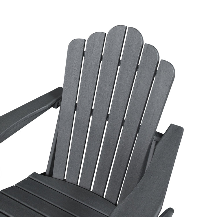 [US Warehouse] Hard Plastic Wood Grain Plank Chair, Size: 37.99x31.1x31.1 inch