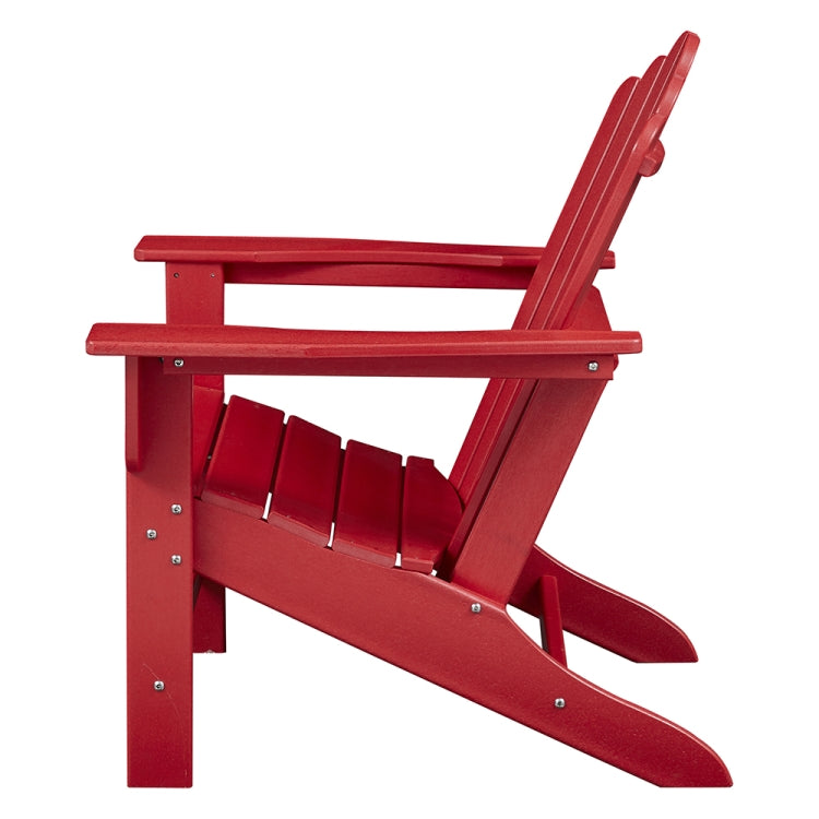 [US Warehouse] Hard Plastic Wood Grain Plank Chair, Size: 37.99 x 31.1 x 31.1 inch