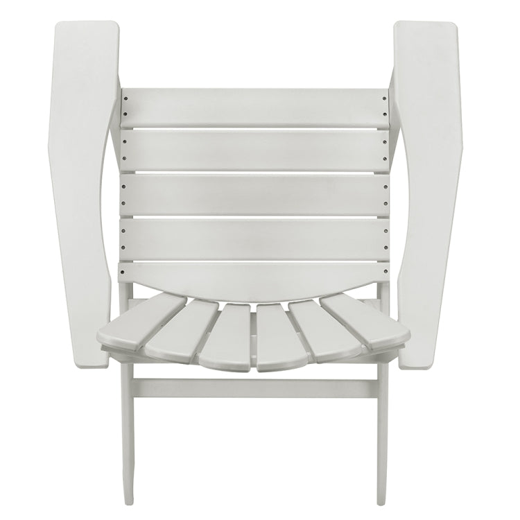 [US Warehouse] Hard Plastic Wood Grain Plank Chair, Size: 37.99 x 31.1 x 31.1 inch