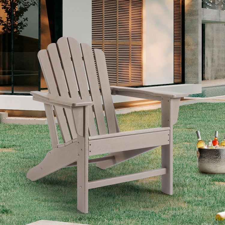[US Warehouse] Hard Plastic Wood Grain Plank Chair, Size: 37.99 x 31.1 x 31.1 inch