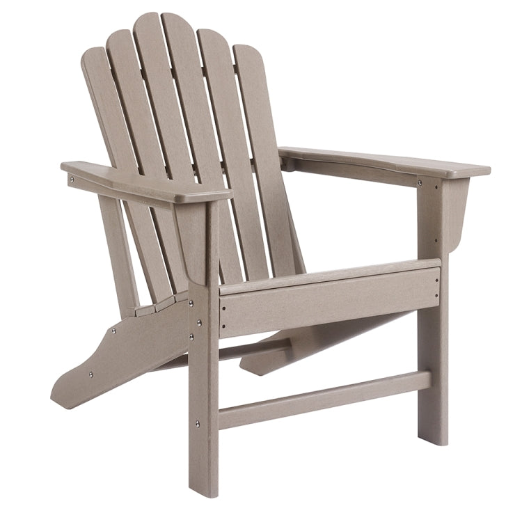 [US Warehouse] Hard Plastic Wood Grain Plank Chair, Size: 37.99 x 31.1 x 31.1 inch