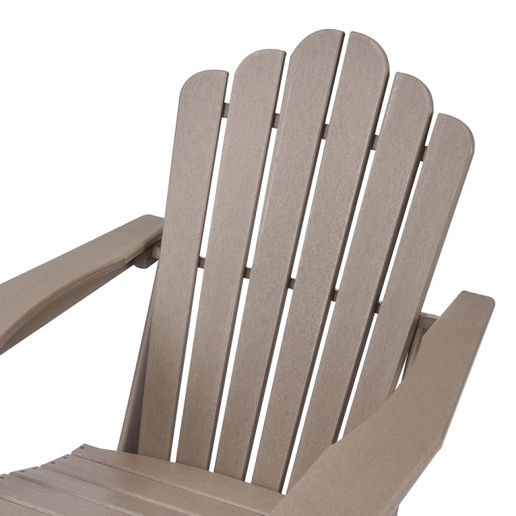 [US Warehouse] Hard Plastic Wood Grain Plank Chair, Size: 37.99 x 31.1 x 31.1 inch