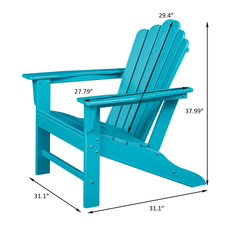 [US Warehouse] Hard Plastic Wood Grain Plank Chair, Size: 37.99 x 31.1 x 31.1 inch