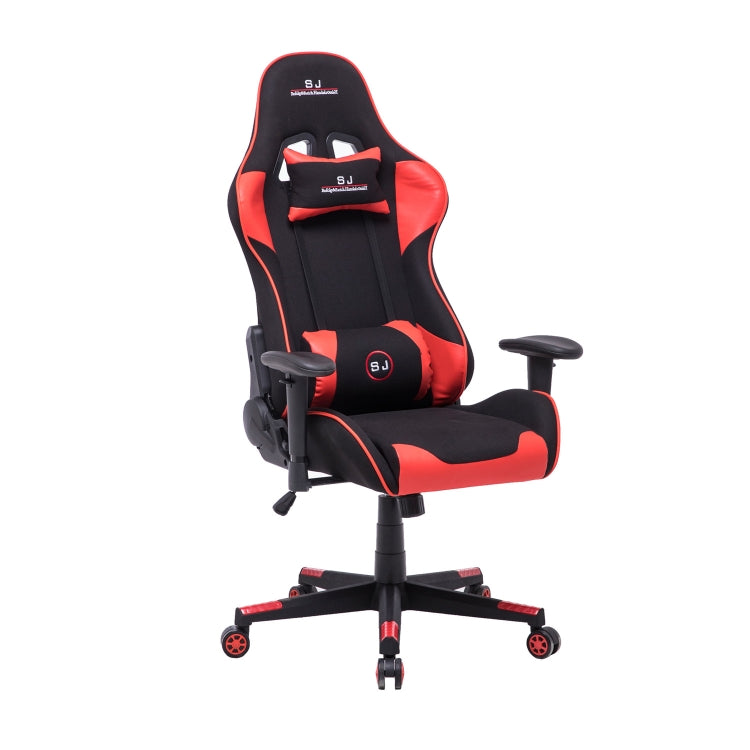 [UK Warehouse] SJ Office Rotatable Lifting Adjustable Chairs Reclining Chairs Game Chairs PU Leather Office Chairs with Armrests, Seat Size: 54 x 50cm, Height: 125-135cm