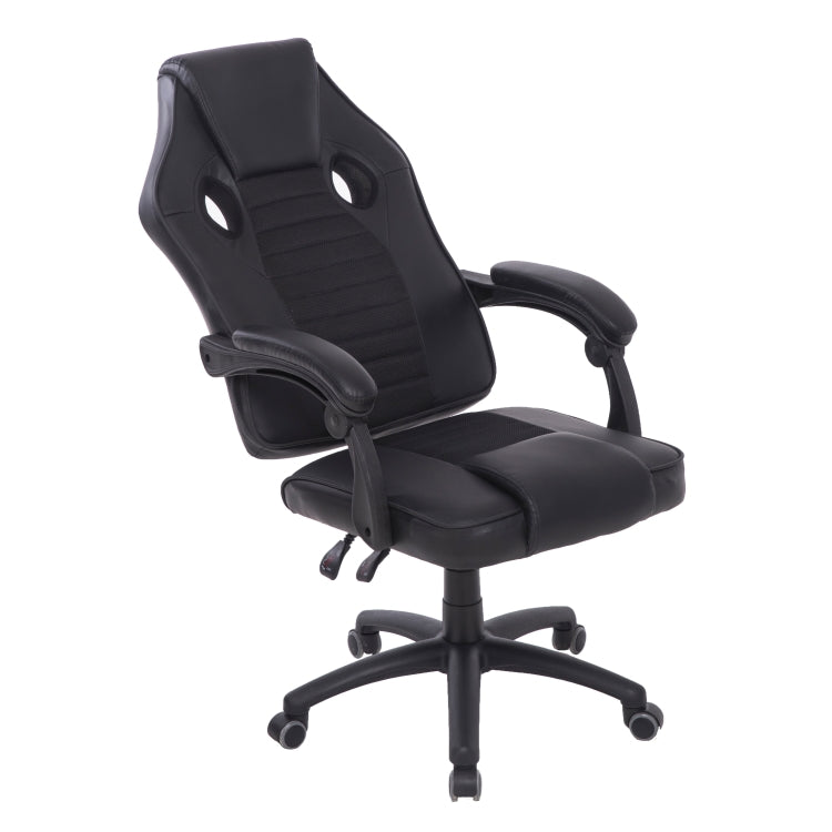 [UK Warehouse] Office Rotatable Lifting Adjustable Chairs Reclining Chairs Game Chairs PU Leather Office Chairs with Armrests, Seat Size: 51 x 50cm, Height: 117-125cm