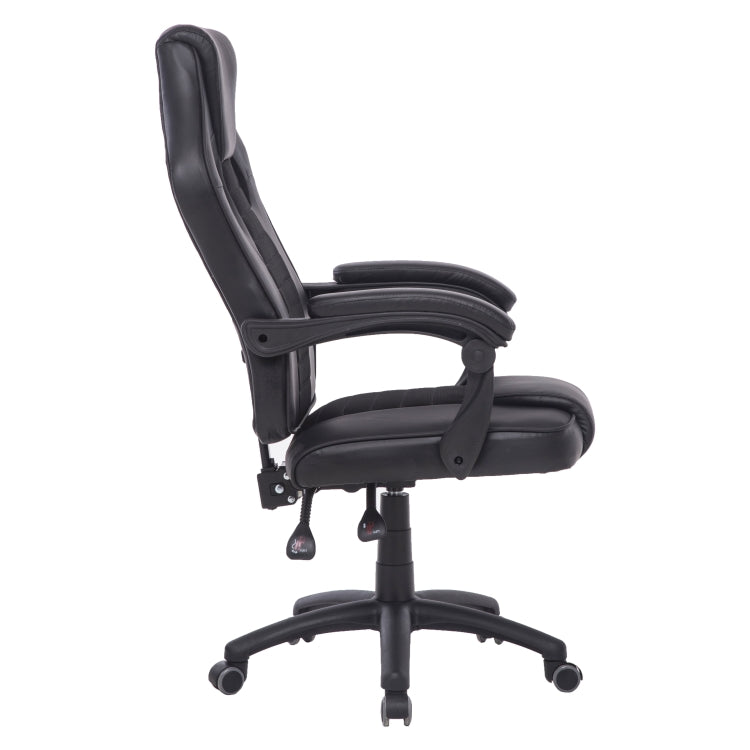 [UK Warehouse] Office Rotatable Lifting Adjustable Chairs Reclining Chairs Game Chairs PU Leather Office Chairs with Armrests, Seat Size: 51 x 50cm, Height: 117-125cm