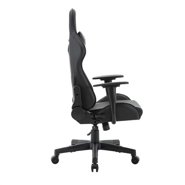 [UK Warehouse] SJ Office Rotatable Lifting Adjustable Chairs Reclining Chairs Game Chairs PU Leather Office Chairs with Armrests, Seat Size: 52 x 36.5cm, Height: 127-137cm