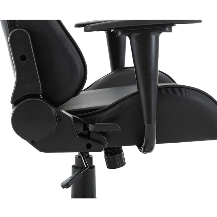 [UK Warehouse] SJ Office Rotatable Lifting Adjustable Chairs Reclining Chairs Game Chairs PU Leather Office Chairs with Armrests, Seat Size: 52 x 36.5cm, Height: 127-137cm