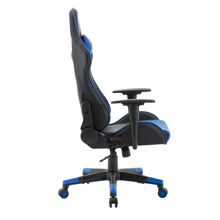 [UK Warehouse] SJ Office Rotatable Lifting Adjustable Chairs Reclining Chairs Game Chairs PU Leather Office Chairs with Armrests, Seat Size: 52 x 36.5cm, Height: 127-137cm
