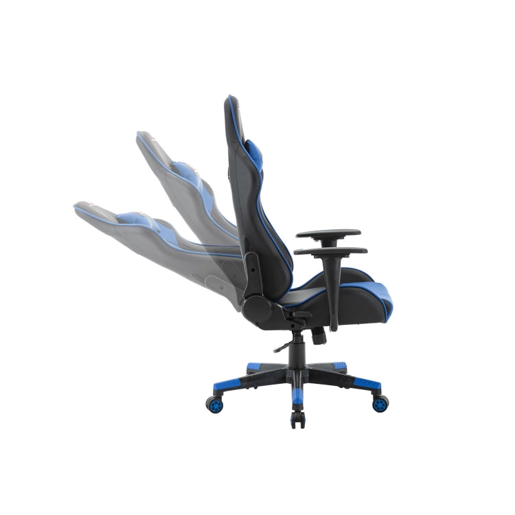 [UK Warehouse] SJ Office Rotatable Lifting Adjustable Chairs Reclining Chairs Game Chairs PU Leather Office Chairs with Armrests, Seat Size: 52 x 36.5cm, Height: 127-137cm