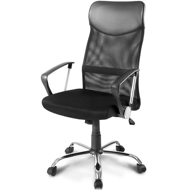 [UK Warehouse] Office Rotatable Lifting Adjustable Chairs Reclining Chairs Mesh Seat Cushion Office Chairs with Armrests, Seat Size: 51 x 49cm, Height: 106-115cm
