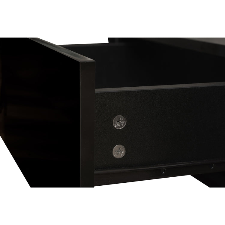 [US Warehouse] MDF Up and Down Wall-mounted TV Cabinet with Three Drawers & LED Lights, Size: 47.24 x 15.12 inch