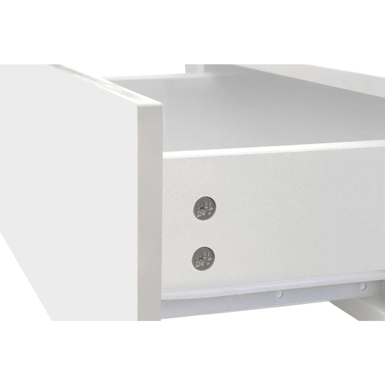 [US Warehouse] MDF Up and Down Wall-mounted TV Cabinet with Three Drawers & LED Lights, Size: 47.24 x 15.12 inch