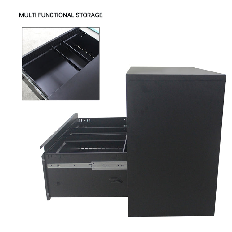 [US Warehouse] Lateral File Cabinet with 2 Drawers, Size: 35.43 x 28.39 x 17.7 inch