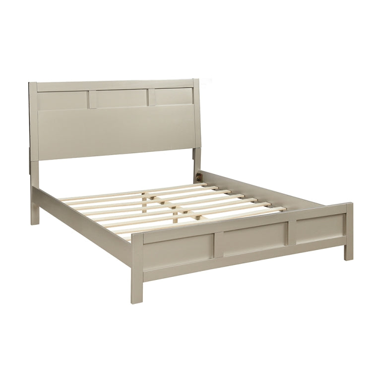 [US Warehouse] Full Size Solid Wood Double Bed