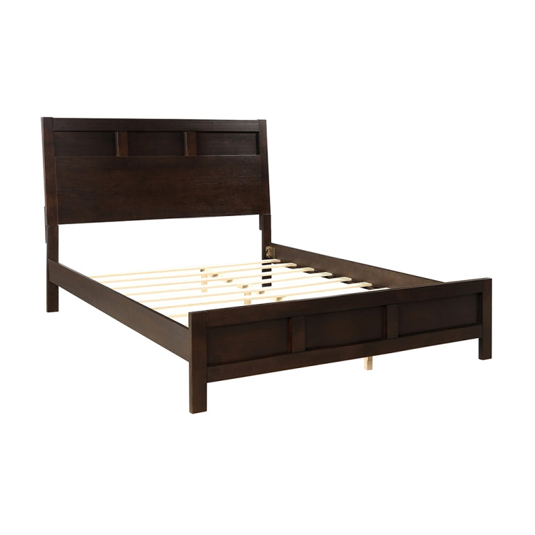 [US Warehouse] Full Size Solid Wood Double Bed