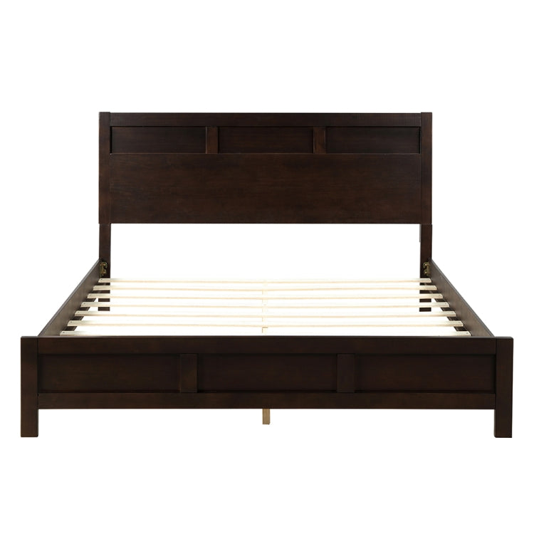 [US Warehouse] King Size Solid Wood Double Bed